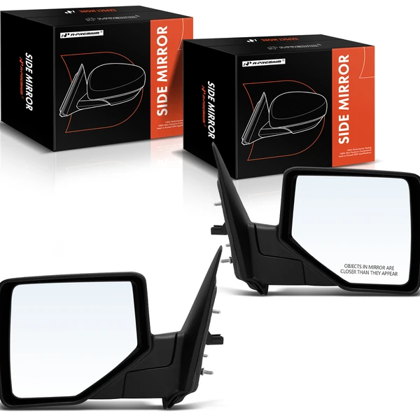 2006-2007 Mazda B2300 Driver & Passenger Mirror, Powered 2006-2007 Mazda B2300, Textured Black A-Premium APMI1525TW