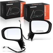 2014-2015 Honda Civic Driver & Passenger Mirror, Powered 2014-2015 Honda Civic, Smooth Black A-Premium APMI2510