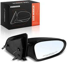 1996-2002 Saturn SL1 Passenger Side Mirror Assembly, Power Adjustment, Non-Folding, Smooth Black A-Premium APMI3238TW