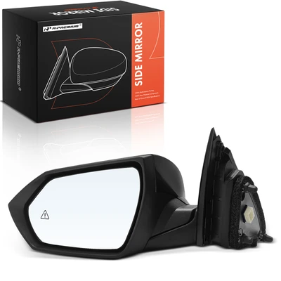 Driver Black Power Mirror with Heated