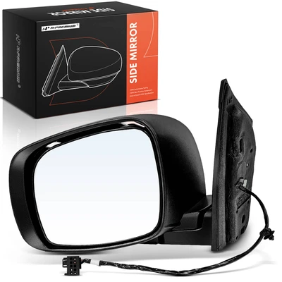 Driver Primed Black Mirror with Power Glass Adjust