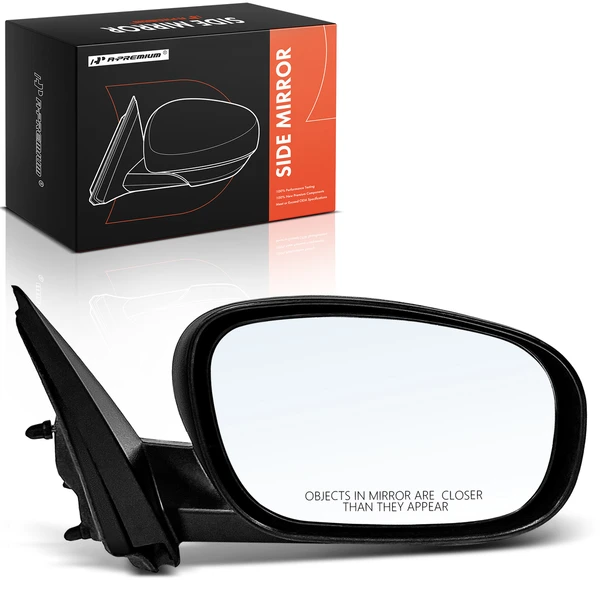Right Passenger Side Mirror, Power Adjustment, Non-Folding, Textured Black A-Premium APMI2107