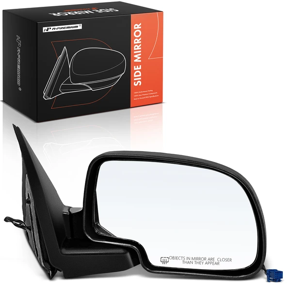2003-2006 Chevrolet Tahoe Right Passenger Side Mirror, Powered, with Heated, Smooth Black A-Premium APMI2112