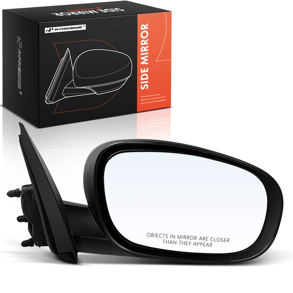 2007-2010 Chrysler 300 Right Passenger Side Mirror, Powered, with Heated, Textured Black A-Premium APMI2113
