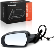 Left Mirror, with Heating, Power Adjustment, Power Folding, Black A-Premium APMI3449TW