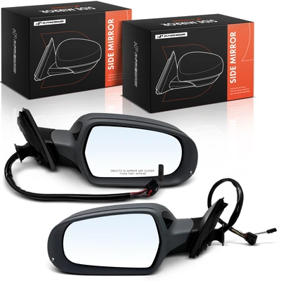 Left & Right Mirror, with Heating, Power Adjustment, Power Folding, Black A-Premium APMI3450TW