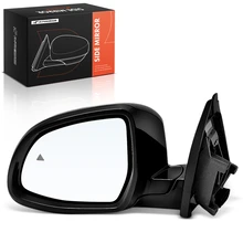 Left Mirror, with Heating, Power Adjustment, Power Folding, Smooth Black A-Premium APMI3451TW