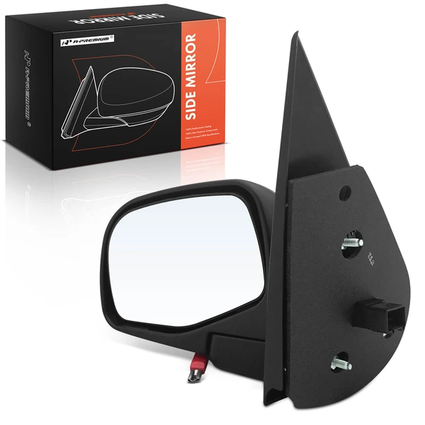 Left Driver Side Mirror, Powered, Textured Black A-Premium APMI2394TW