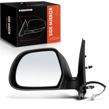 2012-2014 Nissan Versa Left Driver Side Mirror, Powered 2012-2014 Nissan Versa, Textured Black A-Premium APMI848