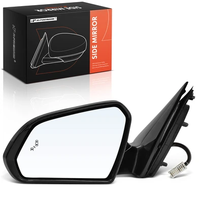 Driver Black Mirror with Blind Spot Detection