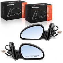 Left & Right Mirror, Power Adjustment, Non-Folding, Textured Black A-Premium APMI3241TW