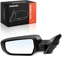 Left Mirror, with Heating, Power Adjustment, Manual Folding, Smooth Black A-Premium APMI3465TW