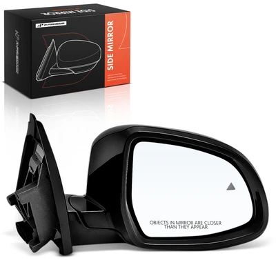 Right Mirror, with Heating, Power Adjustment, Power Folding, Smooth Black A-Premium APMI3470TW