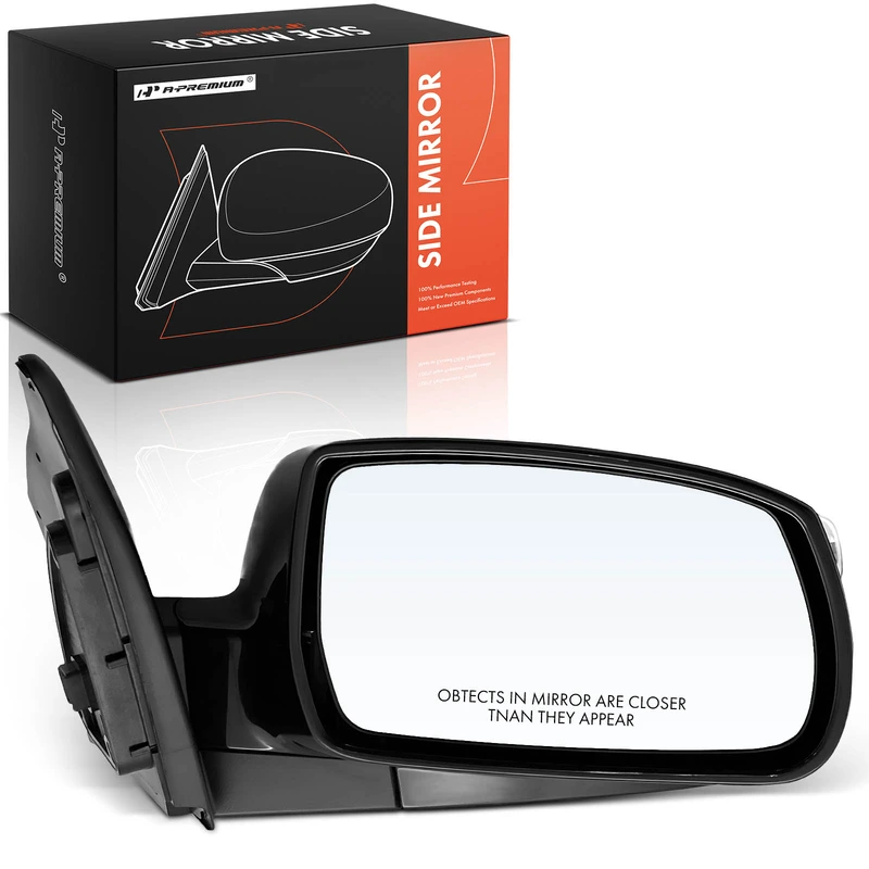 Passenger Black Mirror with Power Glass Adjust for Hyundai Tucson 2010-2015