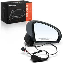 2022-2024 Volkswagen Taos Right Mirror, Power Adjustment, Manual Folding, Paint to Match A-Premium APMI3472TW