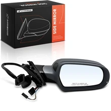 Right Mirror, with Heating, Power Adjustment, Manual Folding, Black A-Premium APMI3468TW