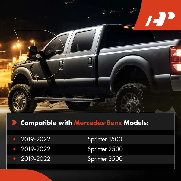 Right Passenger Side Mirror, with Heating, Power Adjustment, Power Folding, Textured Black A-Premium APMI2414TW