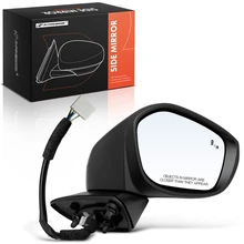 2022-2024 Honda Civic Right Passenger Side Mirror, Powered, with Heated, Black A-Premium APMI3177TW