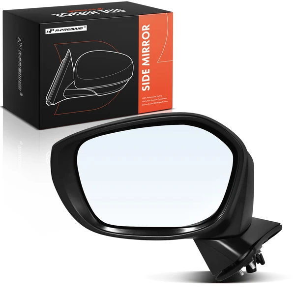 2022-2024 Honda Civic Left Driver Side Mirror, Power Adjustment, Manual Folding, Black A-Premium APMI2214