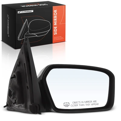 Passenger Chrome Memory Power Mirror with Heated & Puddle Light