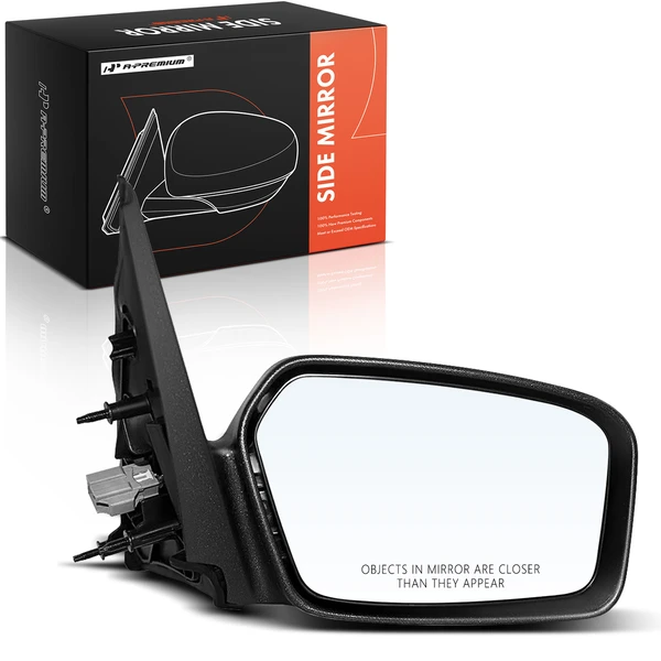 2006-2009 Mercury Milan Right Passenger Side Mirror, Powered, Textured Black A-Premium APMI2134