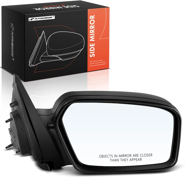 2006-2009 Mercury Milan Right Passenger Side Mirror, Powered, with Heated, Textured Black A-Premium APMI2137