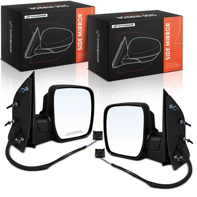 2 Pcs Power Mirror with Power Folding Textured
