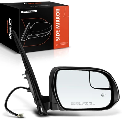 Passenger Smooth Black Power Heated Mirror Assembly