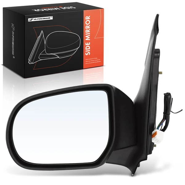 2000-2006 Mazda MPV Left Driver Side Mirror, Powered, with Heated, Black A-Premium APMI2814TW