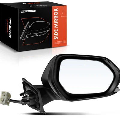 Passenger Smooth Black Mirror with Power Glass Adjust