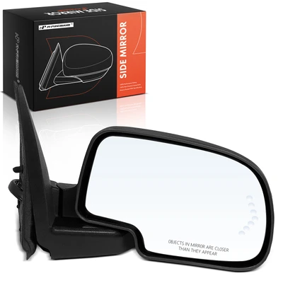 Passenger Smooth Black Mirror with Power Glass Adjust