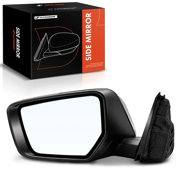 2014-2020 Chevrolet Impala Left Driver Side Mirror, Powered, with Heated, Chrome A-Premium APMI853