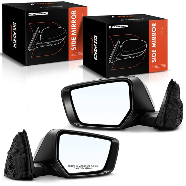 2014-2020 Chevrolet Impala Driver & Passenger Mirror, Powered, with Heated, Chrome A-Premium APMI1569TW