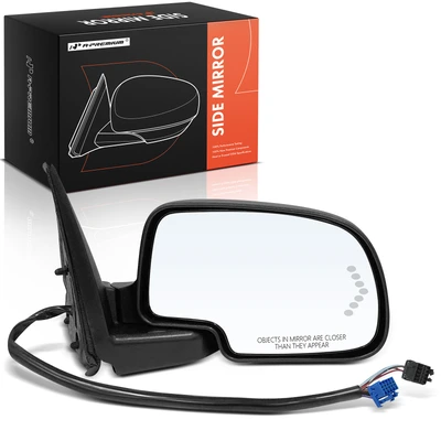Passenger Smooth Black Mirror with Power Glass Adjust