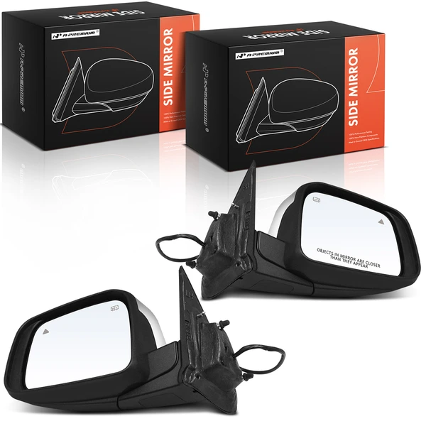 Driver & Passenger Mirror, Powered, with Heated, Chrome A-Premium APMI1576TW