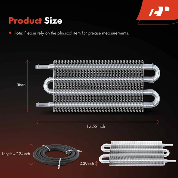 Transmission Oil Cooler for Chrysler 200 2011-2014 Dodge Dakota 1987-2012