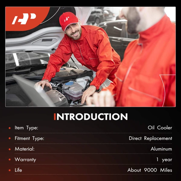 A-Premium APOC427 Oil Cooler