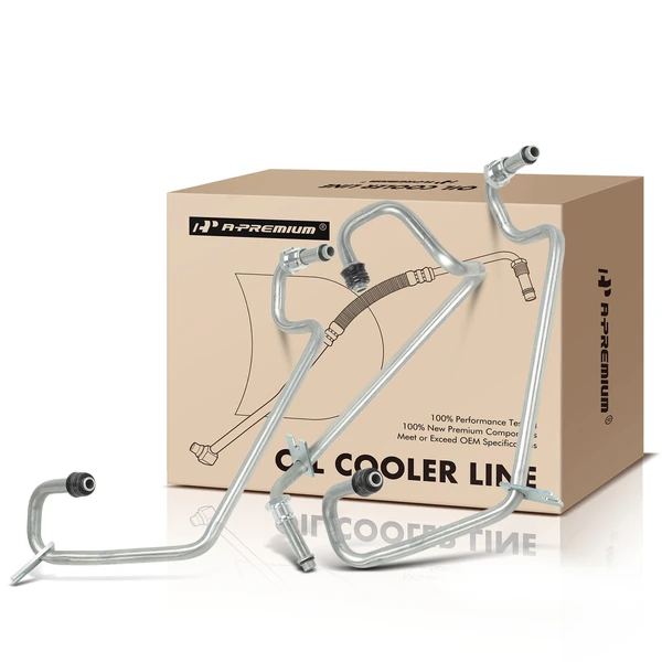 Inlet and Outlet Transmission Oil Cooler Line for 2010-2019 Ford Taurus