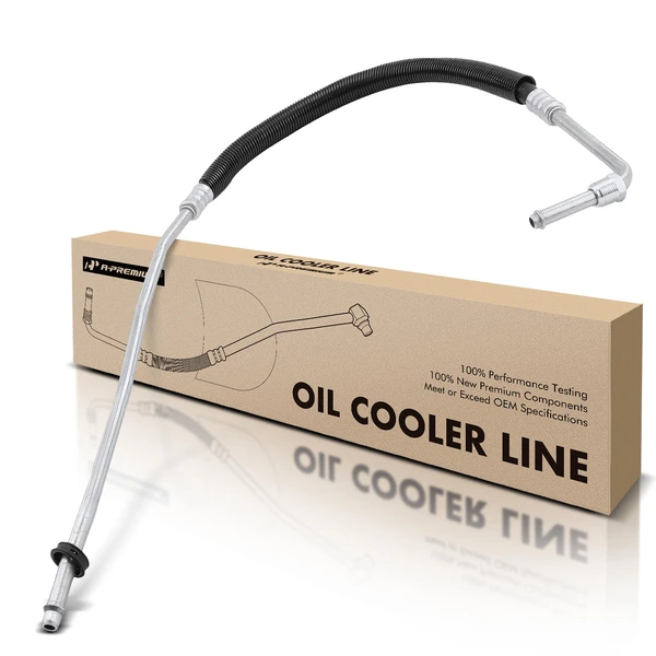 Outlet Lower Engine Oil Cooler Hose Assembly for 1996-2000 Chevrolet K3500