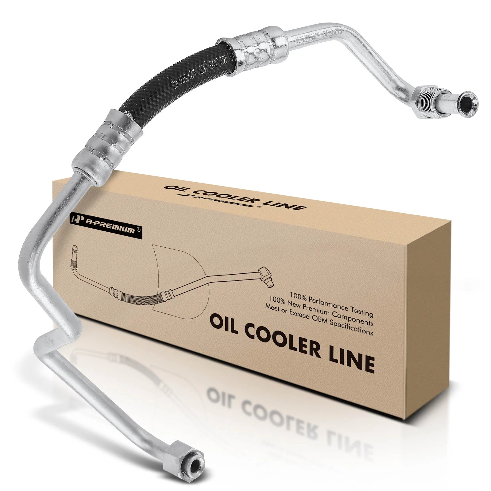 The A-premium Auto Trans Oil Cooler Line Assembly for Dodge Ram 2500 3500 2003-2009 5.9L 6.7L Image 