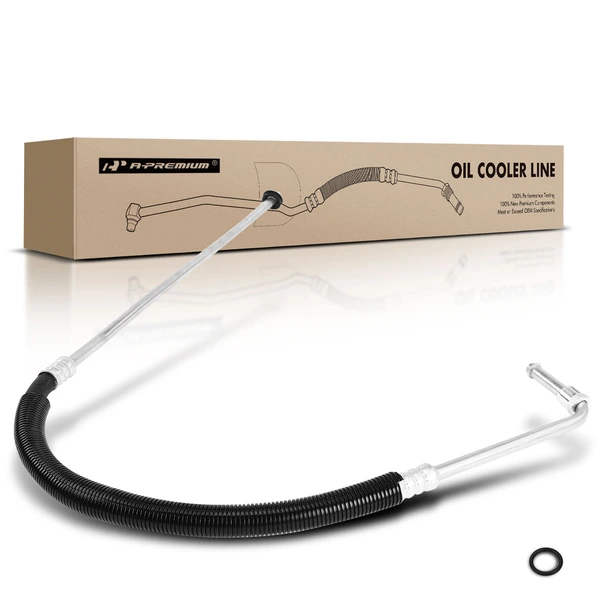 Inlet Lower Engine Oil Cooler Hose Assembly for 1996-2000 Chevrolet C3500