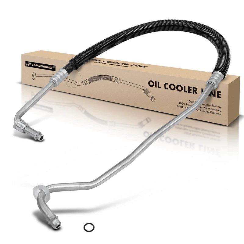 Outlet Upper Engine Oil Cooler Hose Assembly for Chevy GMC C3500HD 1996-1998