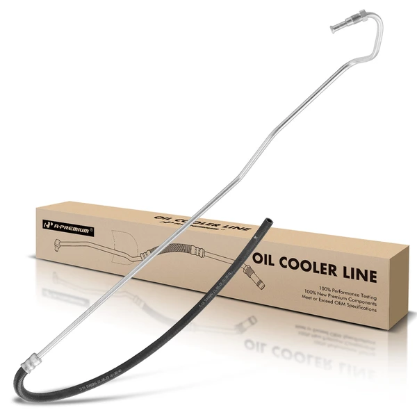 Outlet Lower Transmission Oil Cooler Line Assembly for 1990-1995 Mercury Sable