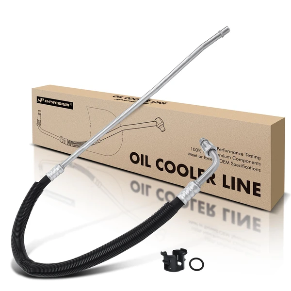 Outlet Lower Engine Oil Cooler Hose for Chevy GMC C1500 C2500 C3500 1988-1995