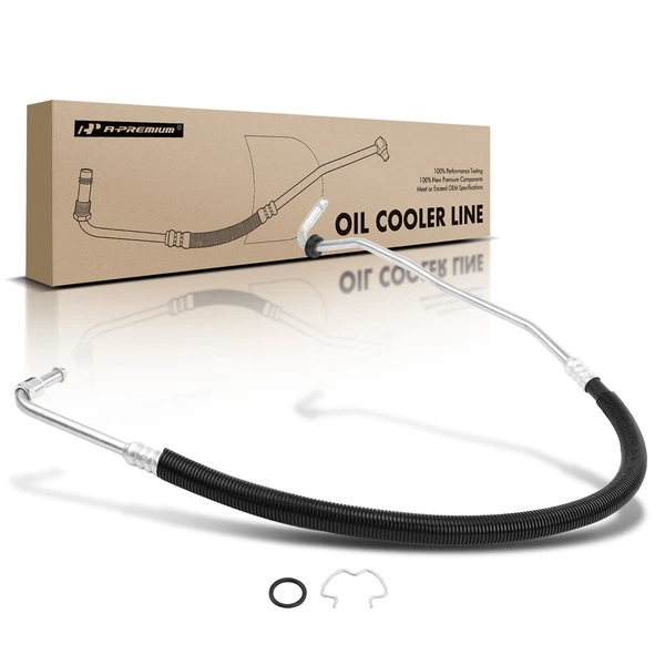 Outlet Upper Engine Oil Cooler Hose Assembly for 1996-2000 Chevrolet C2500