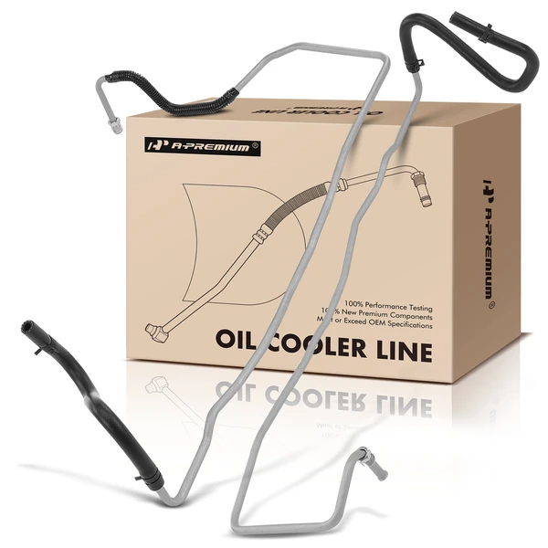 2 Pcs Auto Transmission Oil Cooler Hose for 2006-2009 Mercury Milan