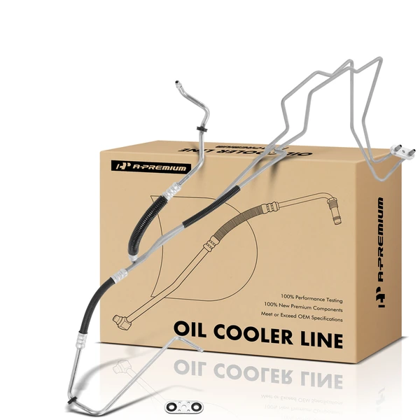 Inlet & Outlet Auto Transmission Oil Cooler Line for 2007-2014 Cadillac Escalade ESV