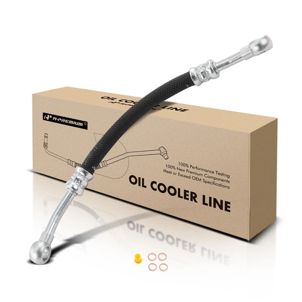 Upper Engine Oil Cooler Hose Assembly for 2001-2006 BMW X5