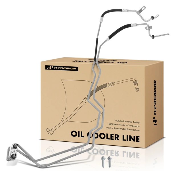 Inlet and Outlet Auto Trans. Oil Cooler Line and Hose Assembly for 2009-2014 GMC Sierra 1500