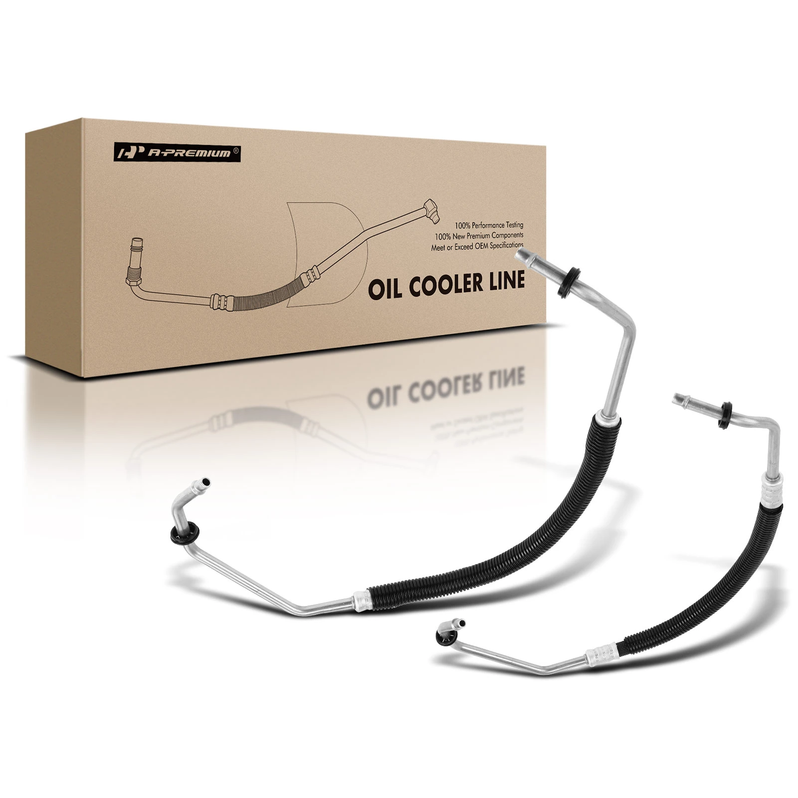 The A-premium Transmission Oil Cooler Line Assembly for Chrysler Town & Country 2008-2016 Image 